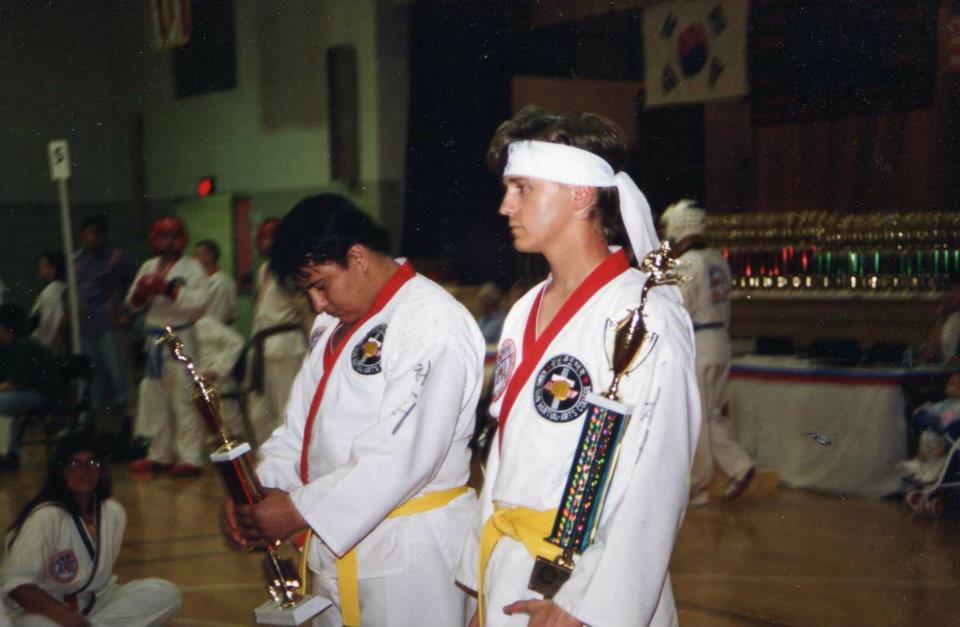 Hunter Menjivar wins a trophy, Lexington KY 1994